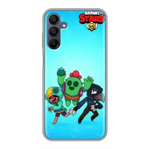 Чехлы Brawl Stars для Samsung Galaxy A15 (A155) (AlphaPrint) (Трио героев)