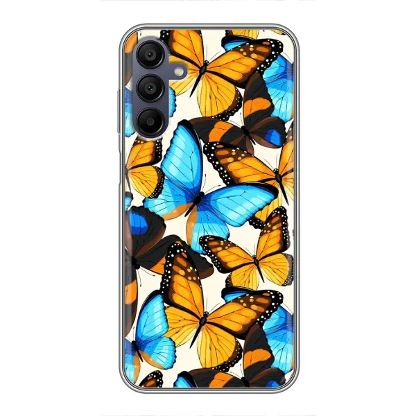 Чехол с принтом «Яркие бабочки» для Samsung Galaxy A15 (A155) Чехол с принтом «Яркие бабочки» для Samsung Galaxy A15 (A155)