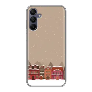 Новогодние, Праздничные Чехлы для Samsung Galaxy A15 (A155) - 2024 год (Зимний город)