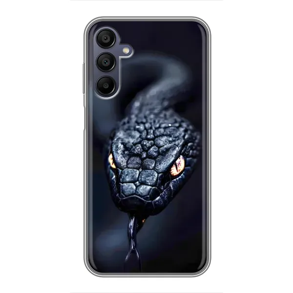 Чохол з принтом «Чорна змія» для Samsung Galaxy A15 (A155)