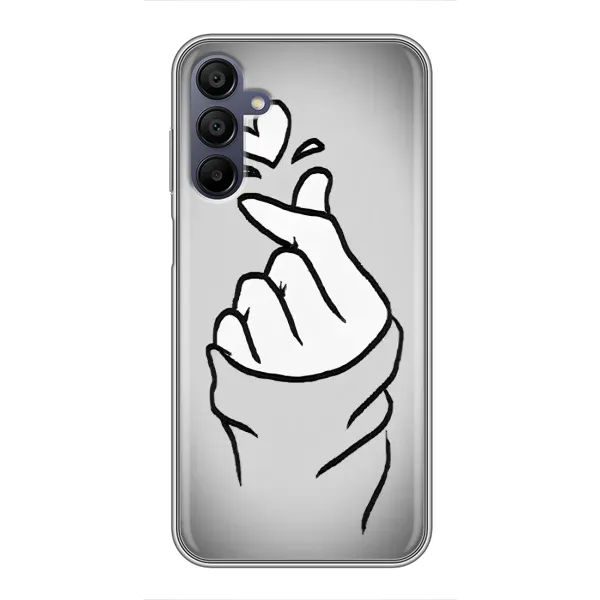 Чехол с принтом «Значок Love» для Samsung Galaxy A15 (A155)