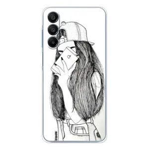 Чохол з друком для Samsung Galaxy A16 5G - (Мода) (AlphaPrint) (Фото дівчини)