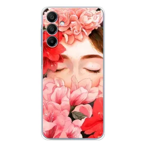 Чехлы (ART) Цветы на Samsung Galaxy A16 5G (VPrint) (Глаза в цветах)