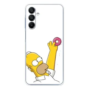 Чехол с Симпсонами для Samsung Galaxy A16 5G (VPrint) (Гомер с пончиком)