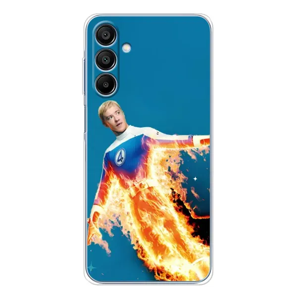 Чехол с принтом «Человек-факел в огне» для Samsung Galaxy A16 5G Чехол с принтом «Человек-факел в огне» для Samsung Galaxy A16 5G