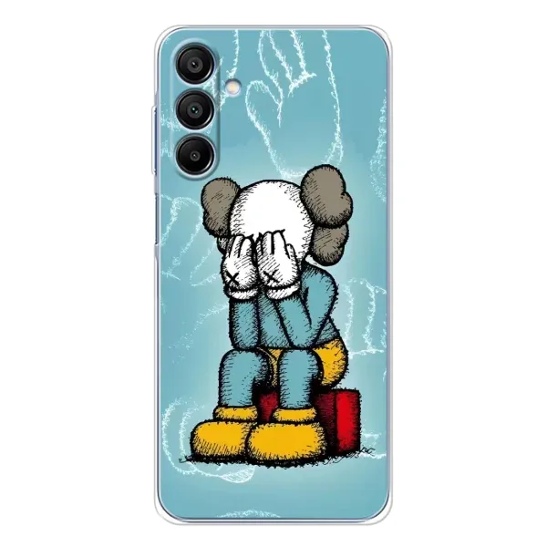 Чехол с принтом «Плач Bearbrick» для Samsung Galaxy A16 5G