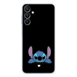 Чехол с принтом Стич на Samsung Galaxy A16 5G (Стич на черном)