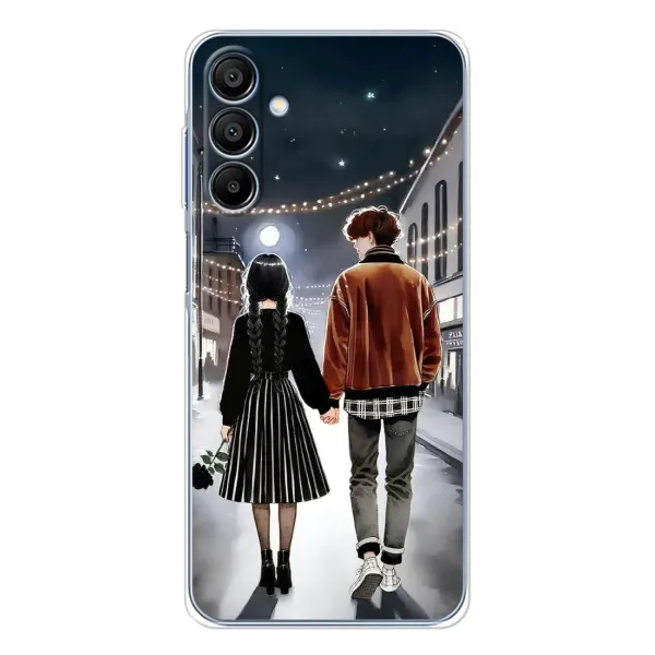 Чохол з принтом «Венздей та Тайлер» для Samsung Galaxy A16 5G Чохол з принтом «Венздей та Тайлер» для Samsung Galaxy A16 5G