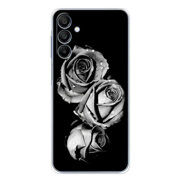 Чохол з принтом «Чорна троянда» для Samsung Galaxy A16