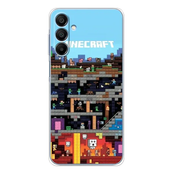 Чехол с принтом «фон Minecraft» для Samsung Galaxy A16 Чехол с принтом «фон Minecraft» для Samsung Galaxy A16