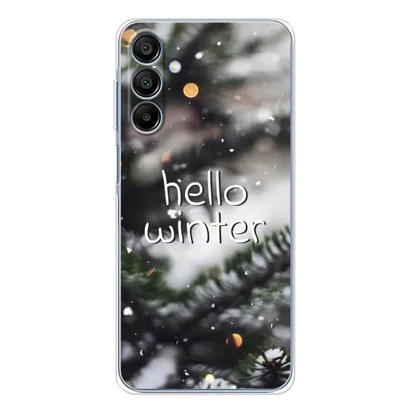 Чехол с принтом «Hello winter» для Samsung Galaxy A16 Чехол с принтом «Hello winter» для Samsung Galaxy A16