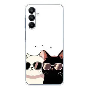Чохол з малюнком кіт на Samsung Galaxy A16 (Коти в окулярах)