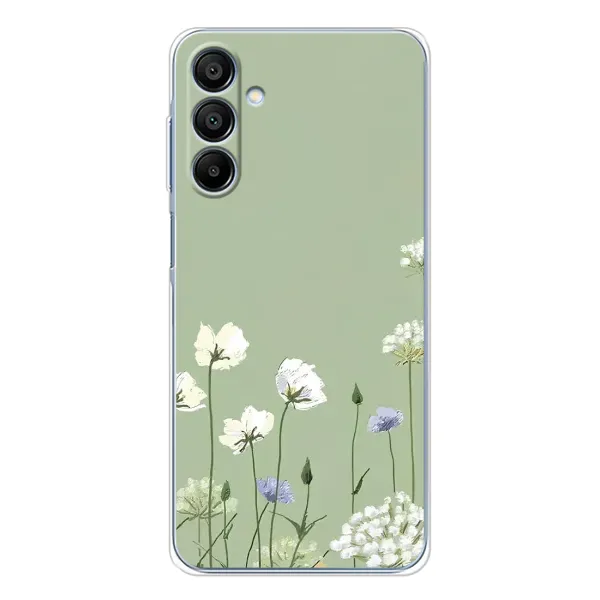 Чохол з принтом «Квіти на зеленому» для Samsung Galaxy A16