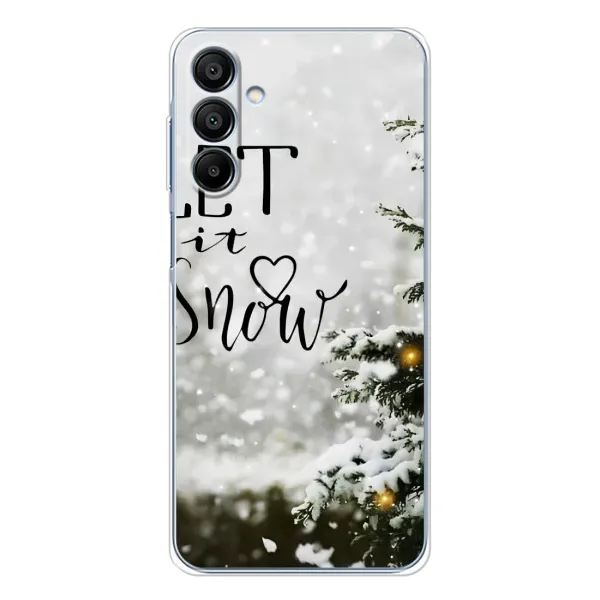 Чехол с принтом «Let it snow» для Samsung Galaxy A16 Чехол с принтом «Let it snow» для Samsung Galaxy A16