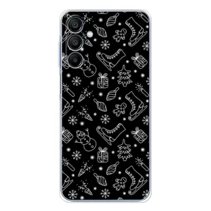 Новорічні, Святкові Чохли для Samsung Galaxy A16 - 2024 год (Новорічний фон)