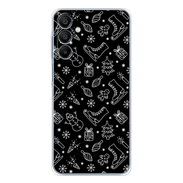 Чехол с принтом «Новогодний фон» для Samsung Galaxy A16 Чехол с принтом «Новогодний фон» для Samsung Galaxy A16