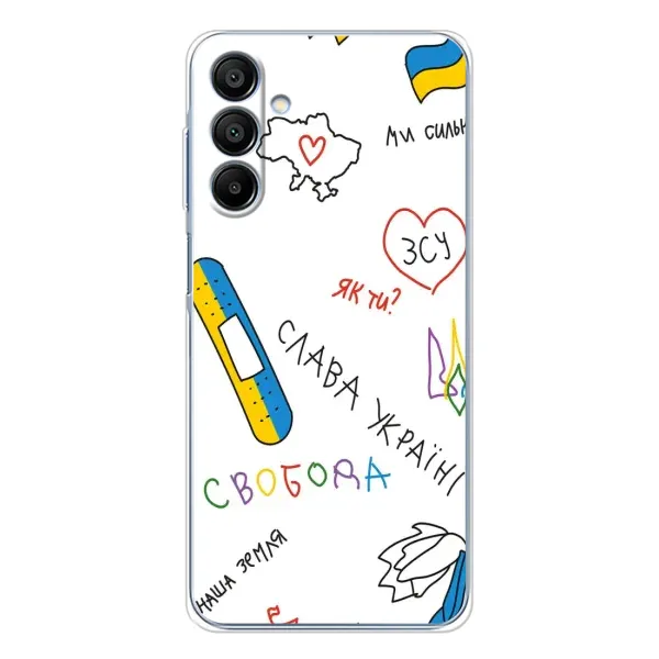 Чехол с принтом «Стикер» для Samsung Galaxy A16