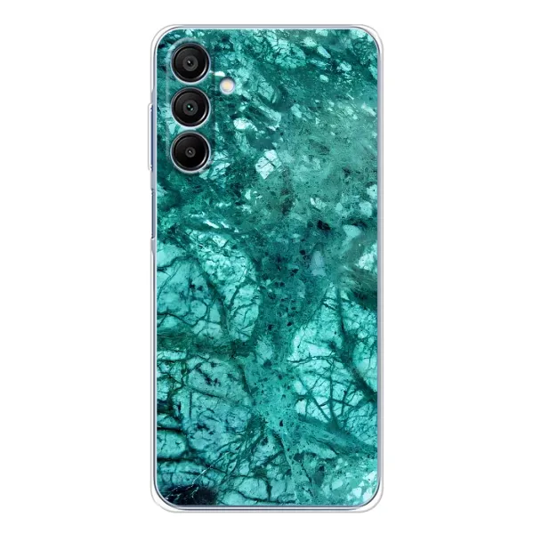 Чехол с принтом «Зеленый мрамор» для Samsung Galaxy A16