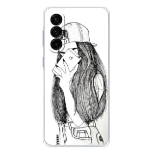 Чехол с печатью для Samsung Galaxy A17 - (Мода) (AlphaPrint) (Фото девочки)