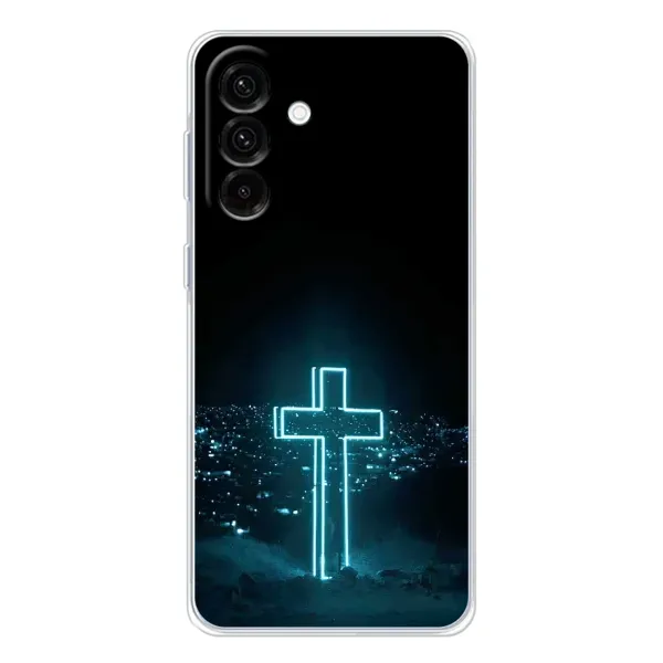Чехол с принтом «Крест и город» для Samsung Galaxy A17