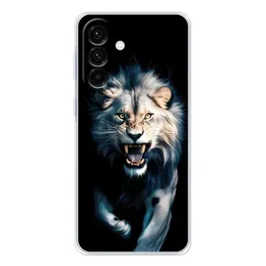 Чохол з картинкою 'Хижаки' для Samsung Galaxy A17 (Лев у темряві)