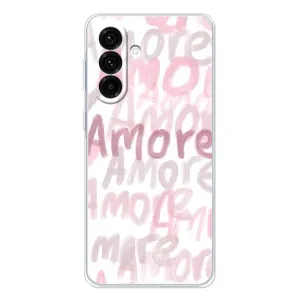 Чехол с розовым рисунком для Samsung Galaxy A17 (Аморе любовь)