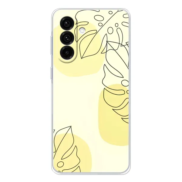Чехол с принтом «Желтая монстера арт» для Samsung Galaxy A17