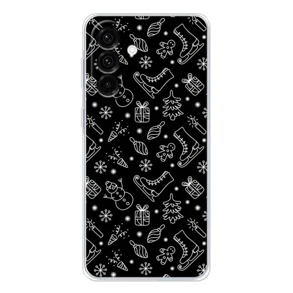 Чехол с принтом «Новогодний фон» для Samsung Galaxy A17 Чехол с принтом «Новогодний фон» для Samsung Galaxy A17