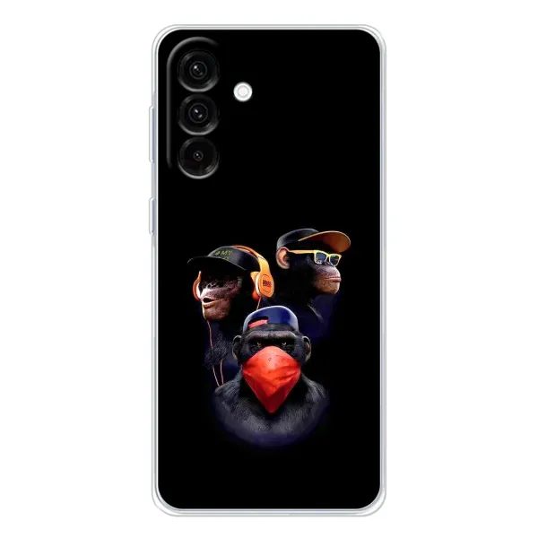 Чехол с принтом «Три обезьяны» для Samsung Galaxy A17 Чехол с принтом «Три обезьяны» для Samsung Galaxy A17