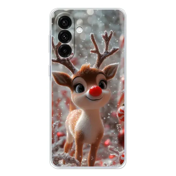 Чохол з принтом «Олень з носом» для Samsung Galaxy A17 Чохол з принтом «Олень з носом» для Samsung Galaxy A17