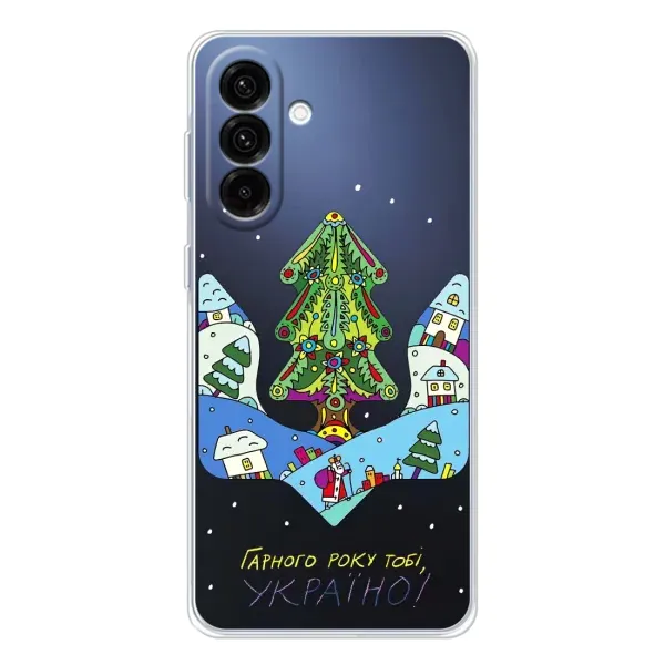 Чехол с принтом «Рождественский герб» для Samsung Galaxy A17