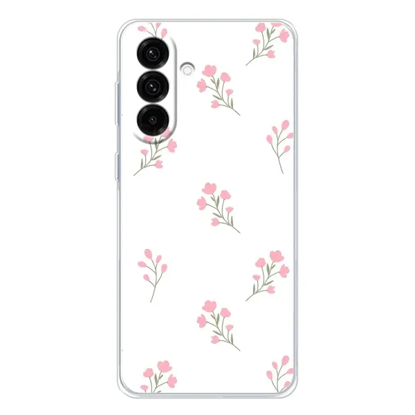 Чехол с принтом «Розовые цветы» для Samsung Galaxy A17