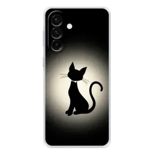 Чохол з принтом для Samsung Galaxy A17 (AlphaPrint) Модні коти (Силует котика)