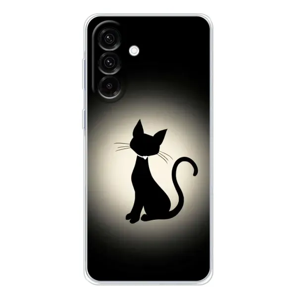 Чехол с принтом «Силуэт котика» для Samsung Galaxy A17