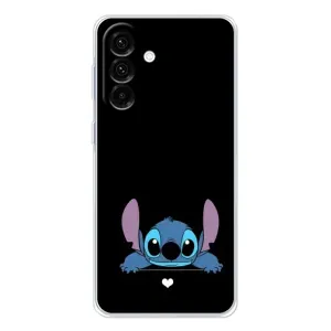 Чехол с принтом Стич на Samsung Galaxy A17 (Стич на черном)