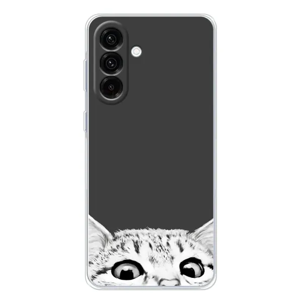 Чехол с принтом «Выглядывает кот» для Samsung Galaxy A17 Чехол с принтом «Выглядывает кот» для Samsung Galaxy A17