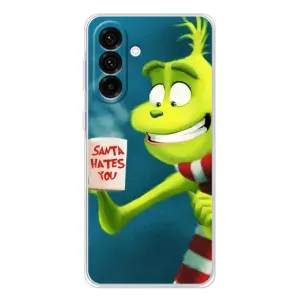 Різдвяні Чохли для Samsung Galaxy A17 (VPrint) (Зелений Грінч)
