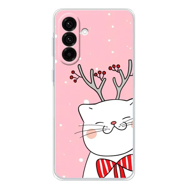Чехол с принтом «Зимний кот» для Samsung Galaxy A17 Чехол с принтом «Зимний кот» для Samsung Galaxy A17