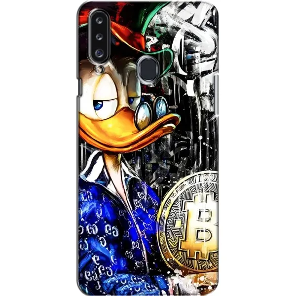 Чехол с принтом «Биткойн Скрудж» для Samsung Galaxy A20s (A207)