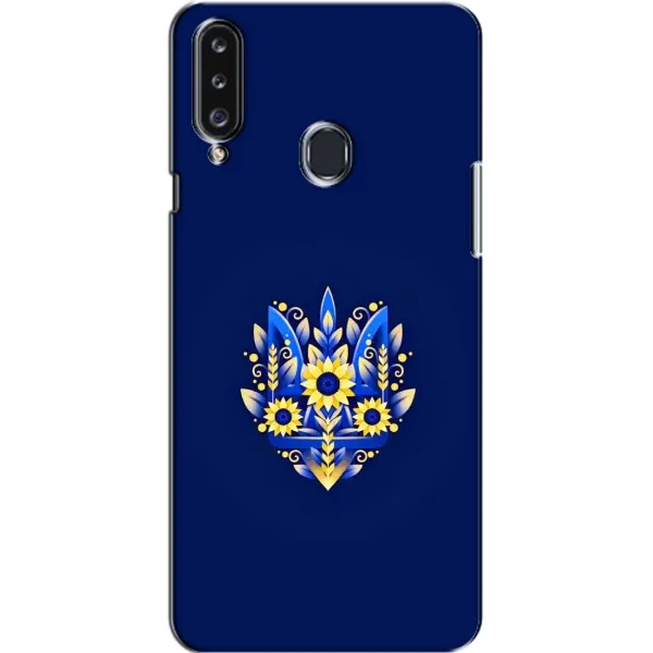 Чохол з принтом «Квітковий Герб» для Samsung Galaxy A20s (A207)