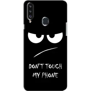 Чехол с принтом «Dont Touch» для Samsung Galaxy A20s (A207)