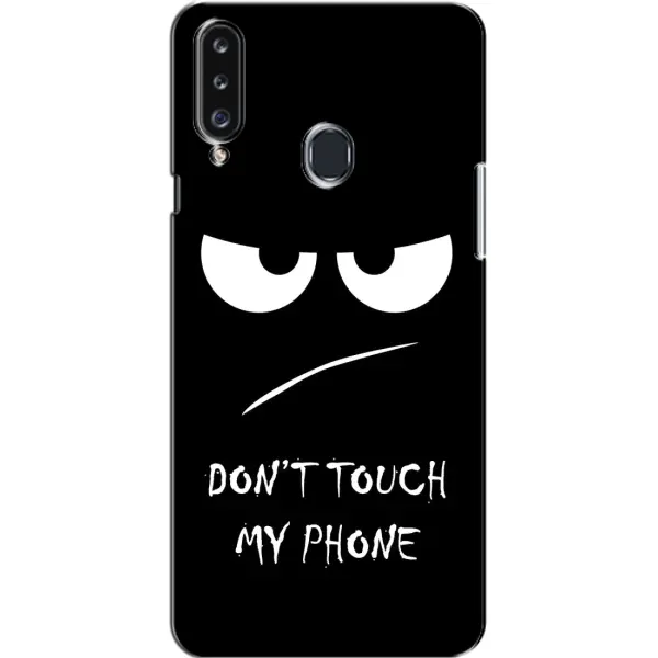Чехол с принтом «Dont Touch» для Samsung Galaxy A20s (A207)