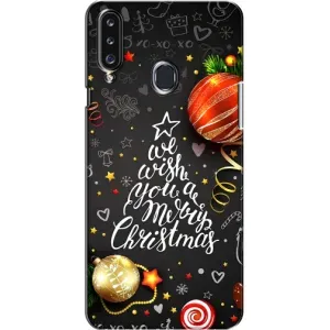 Різдвяні Чохли для Samsung Galaxy A20s (A207) (VPrint) (Ялинка)