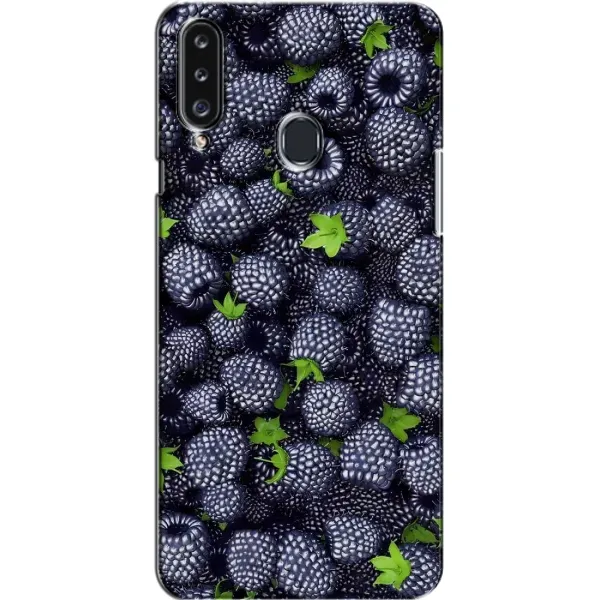 Чехол с принтом «Ежевика» для Samsung Galaxy A20s (A207)