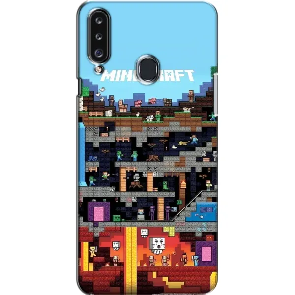 Чехол с принтом «фон Minecraft» для Samsung Galaxy A20s (A207) Чехол с принтом «фон Minecraft» для Samsung Galaxy A20s (A207)