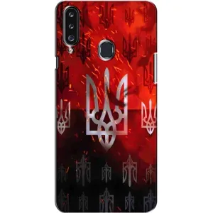 Украинские Чехлы для Samsung Galaxy A20s (A207) с картинкой УПА (AlphaPrint) (ГЕРБ УПА)
