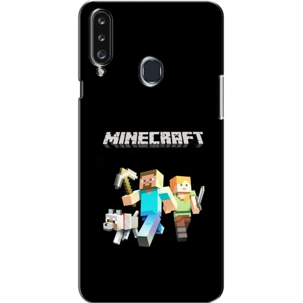 Чехол с принтом «герои Minecraft» для Samsung Galaxy A20s (A207) Чехол с принтом «герои Minecraft» для Samsung Galaxy A20s (A207)