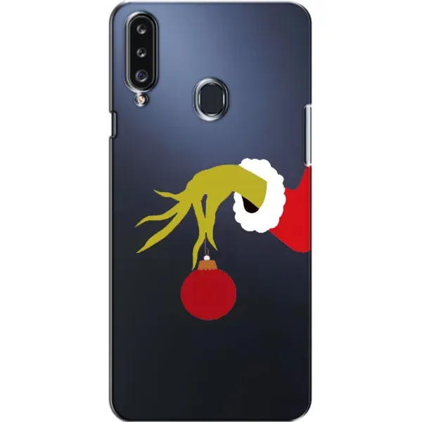 Чехол с принтом «Гринч с игрушкой» для Samsung Galaxy A20s (A207) Чехол с принтом «Гринч с игрушкой» для Samsung Galaxy A20s (A207)