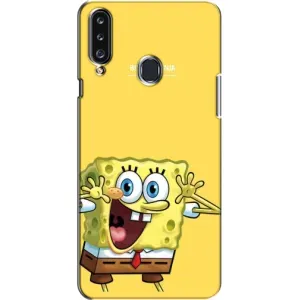 Чехол с принтом «Губка Боб» для Samsung Galaxy A20s (A207)
