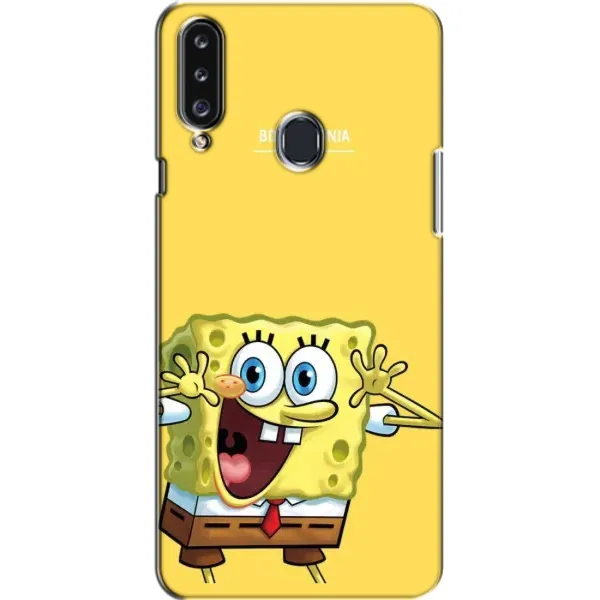 Чехол с принтом «Губка Боб» для Samsung Galaxy A20s (A207)